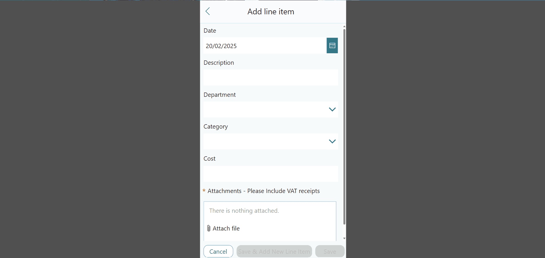 Expense request app built with Power Apps and Microsoft SharePoint