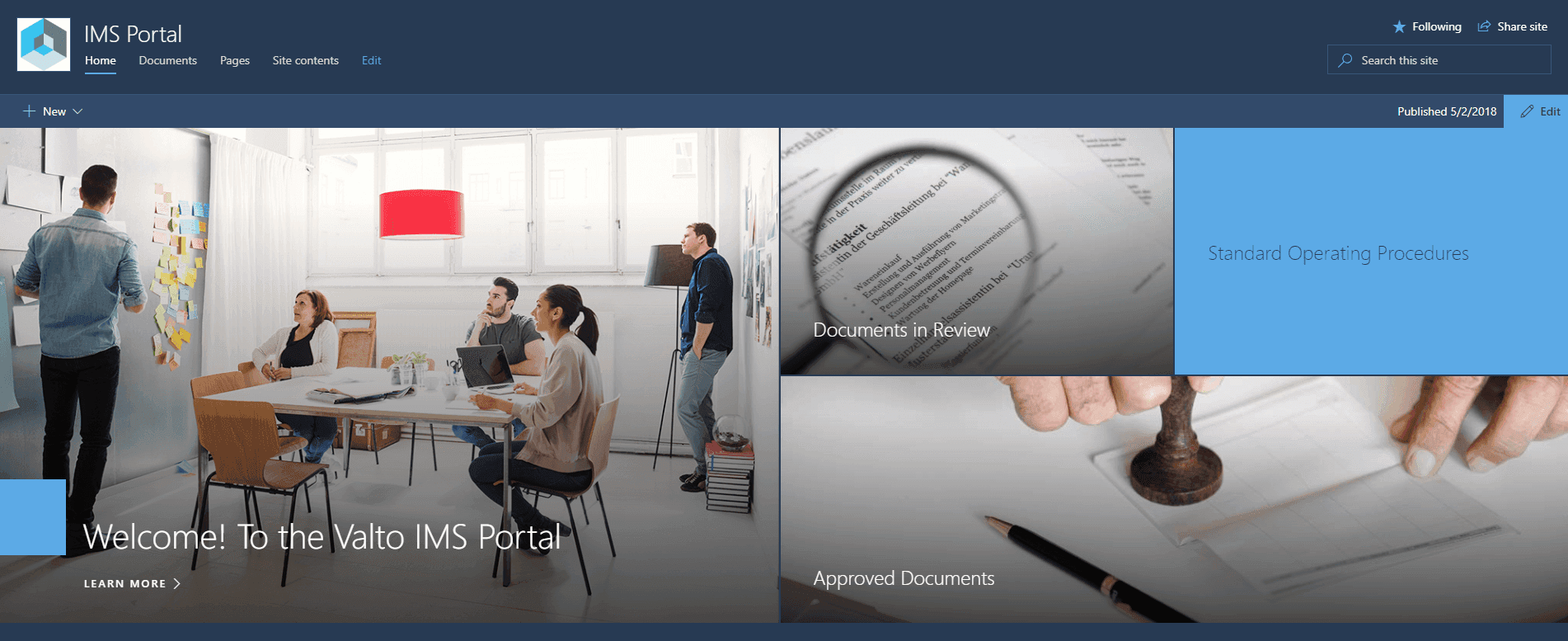 Valto IMS Portal