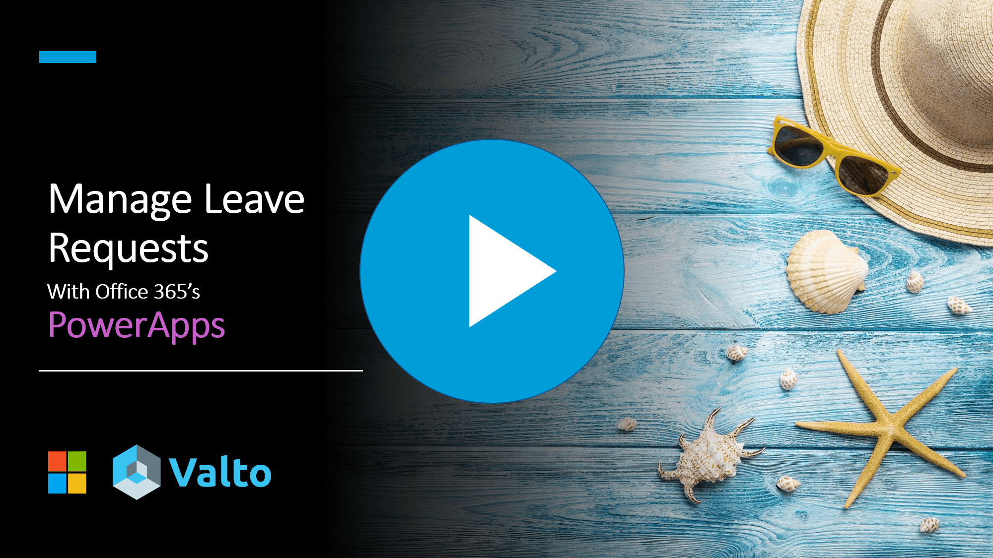 Clickable Image to open Youtube video of Leave Request PowerApp