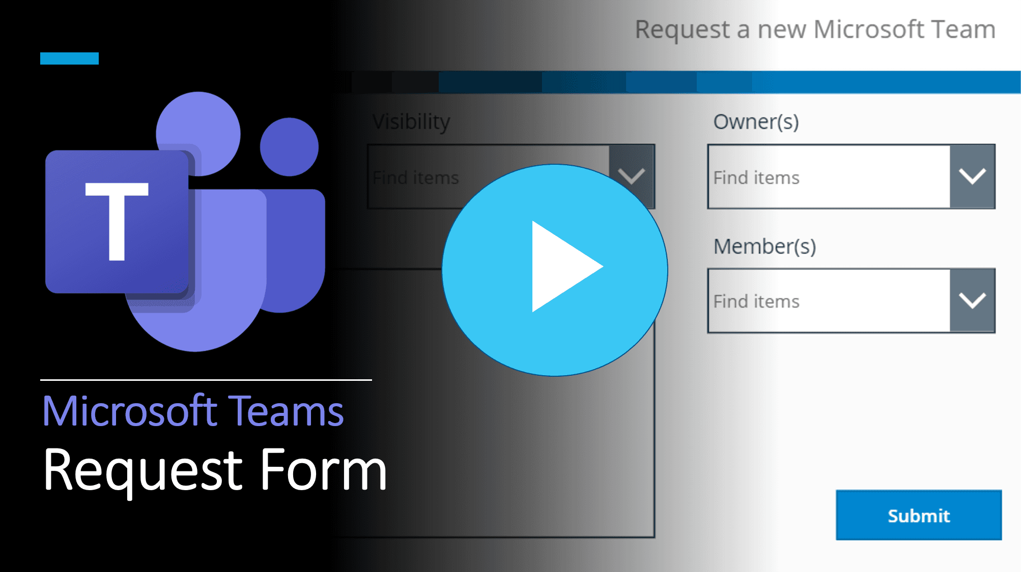 Microsoft Teams Request Form Cover