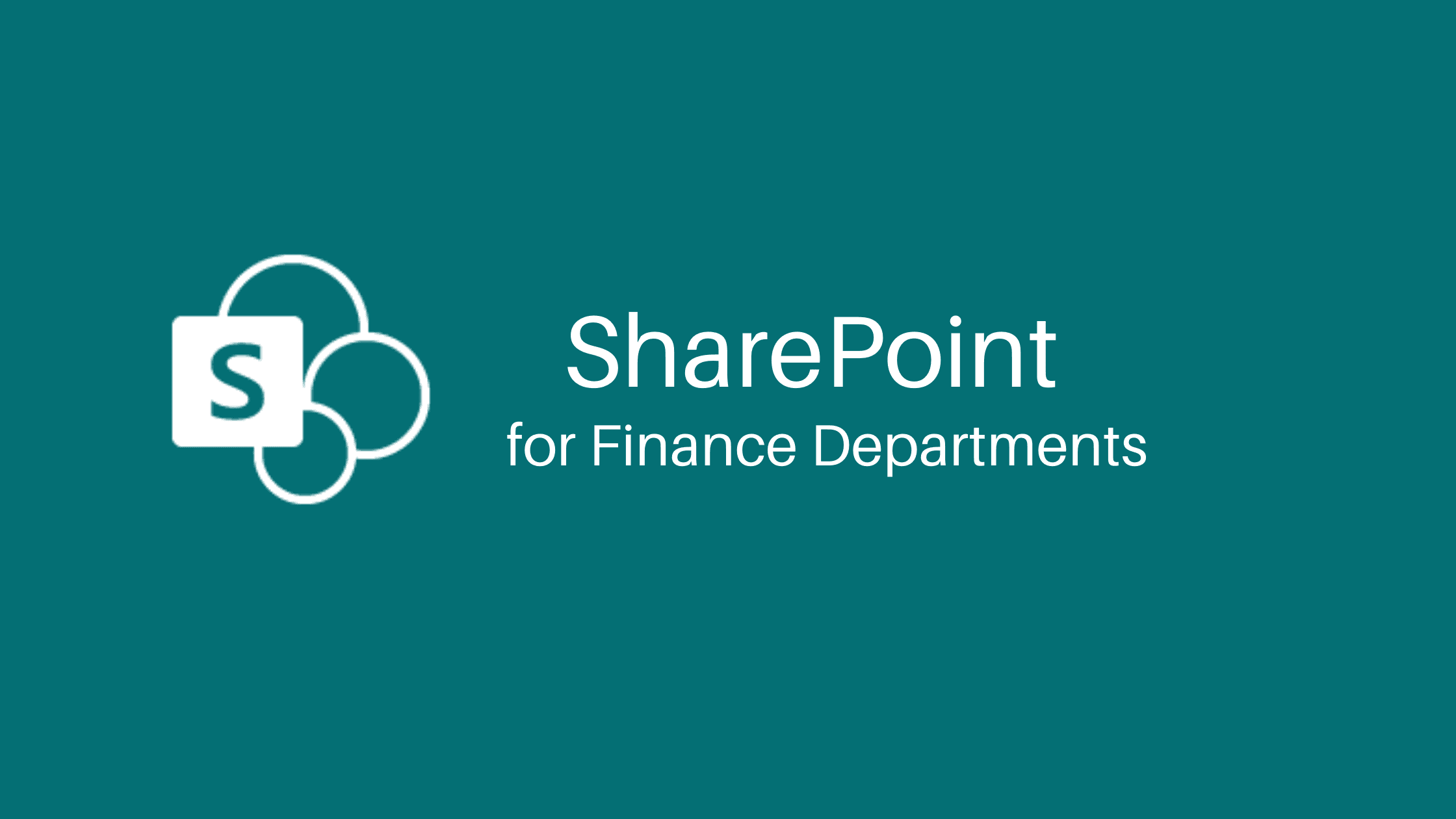 SharePoint for Finance Departments
