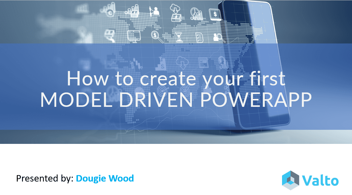 how to create your first model driven power app