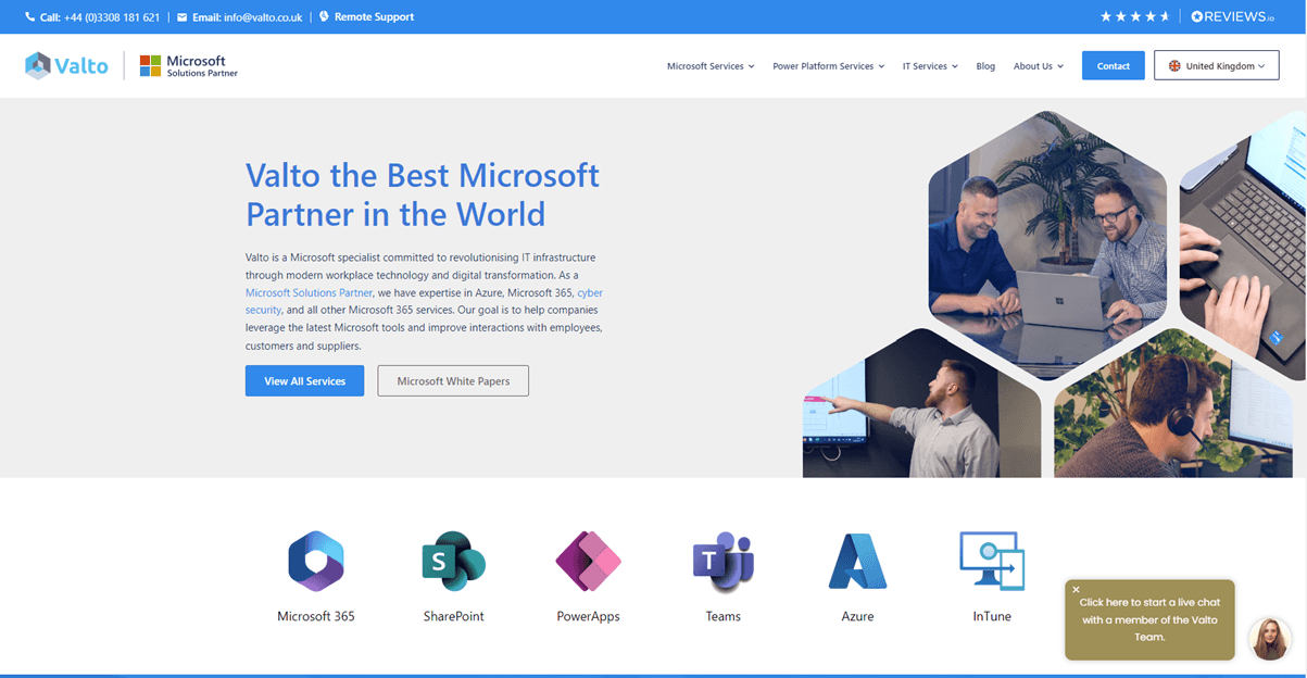 valto rebranded website