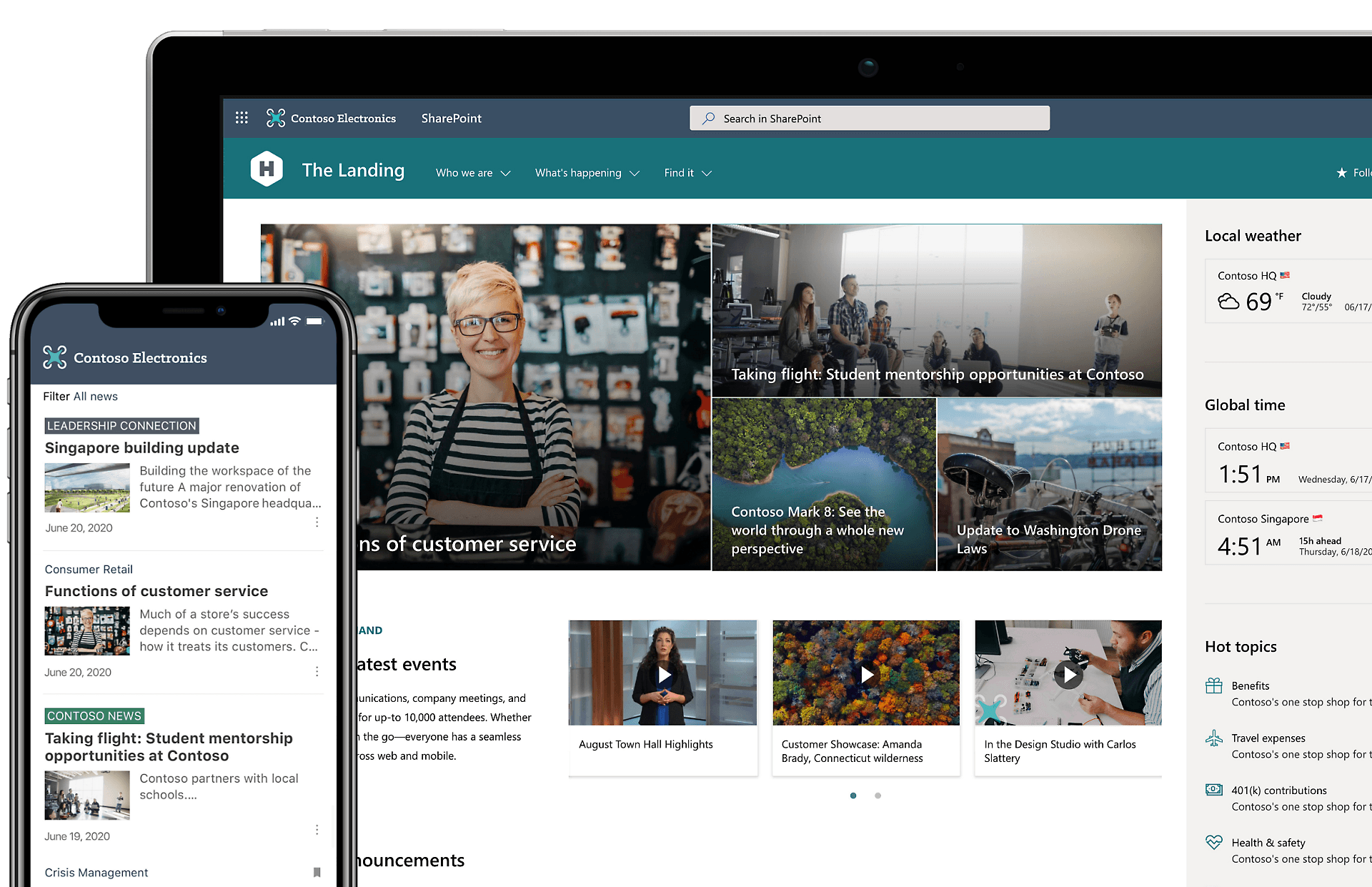 sharepoint interface