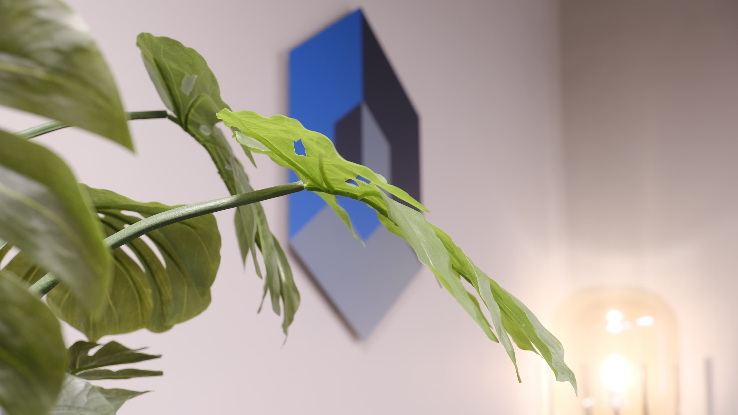 Valto logo on the wall