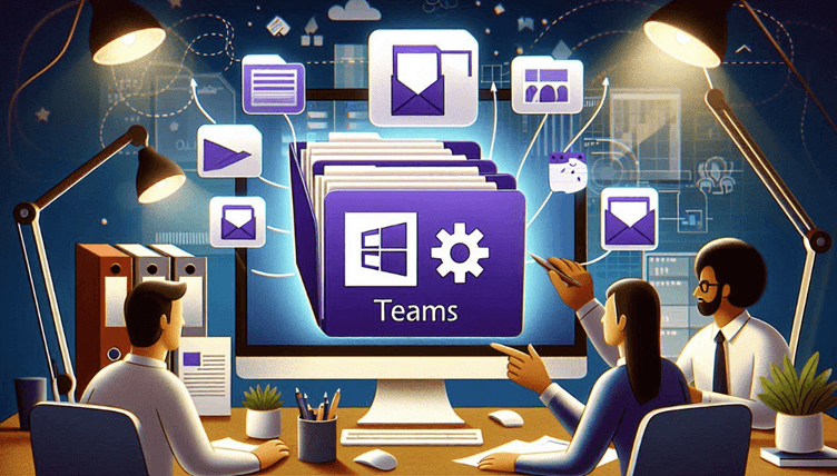 storing files in microsoft teams