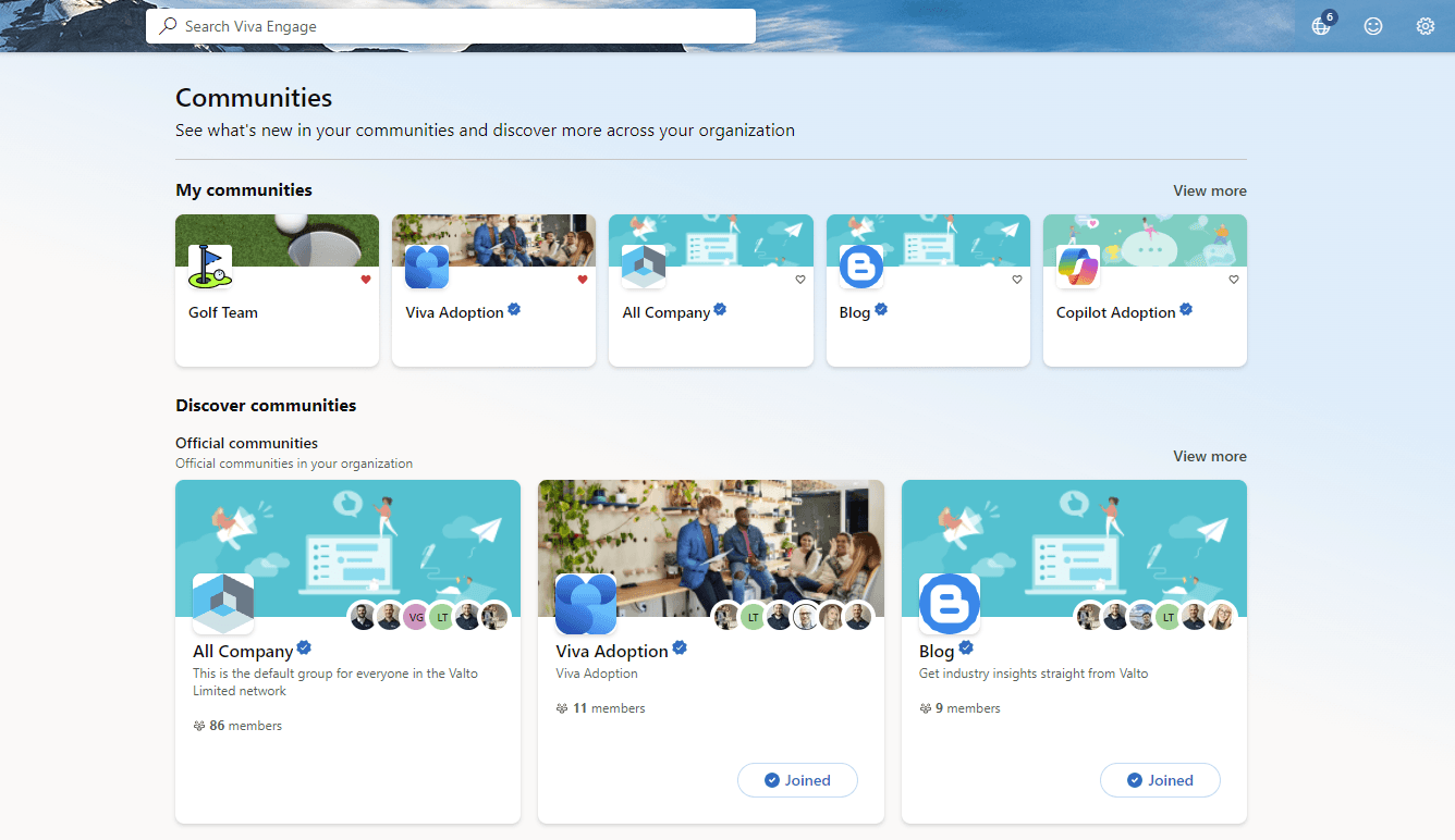 Microsoft Viva Engage Communities