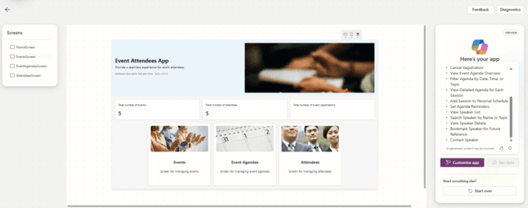 tweaking app in plan designer
