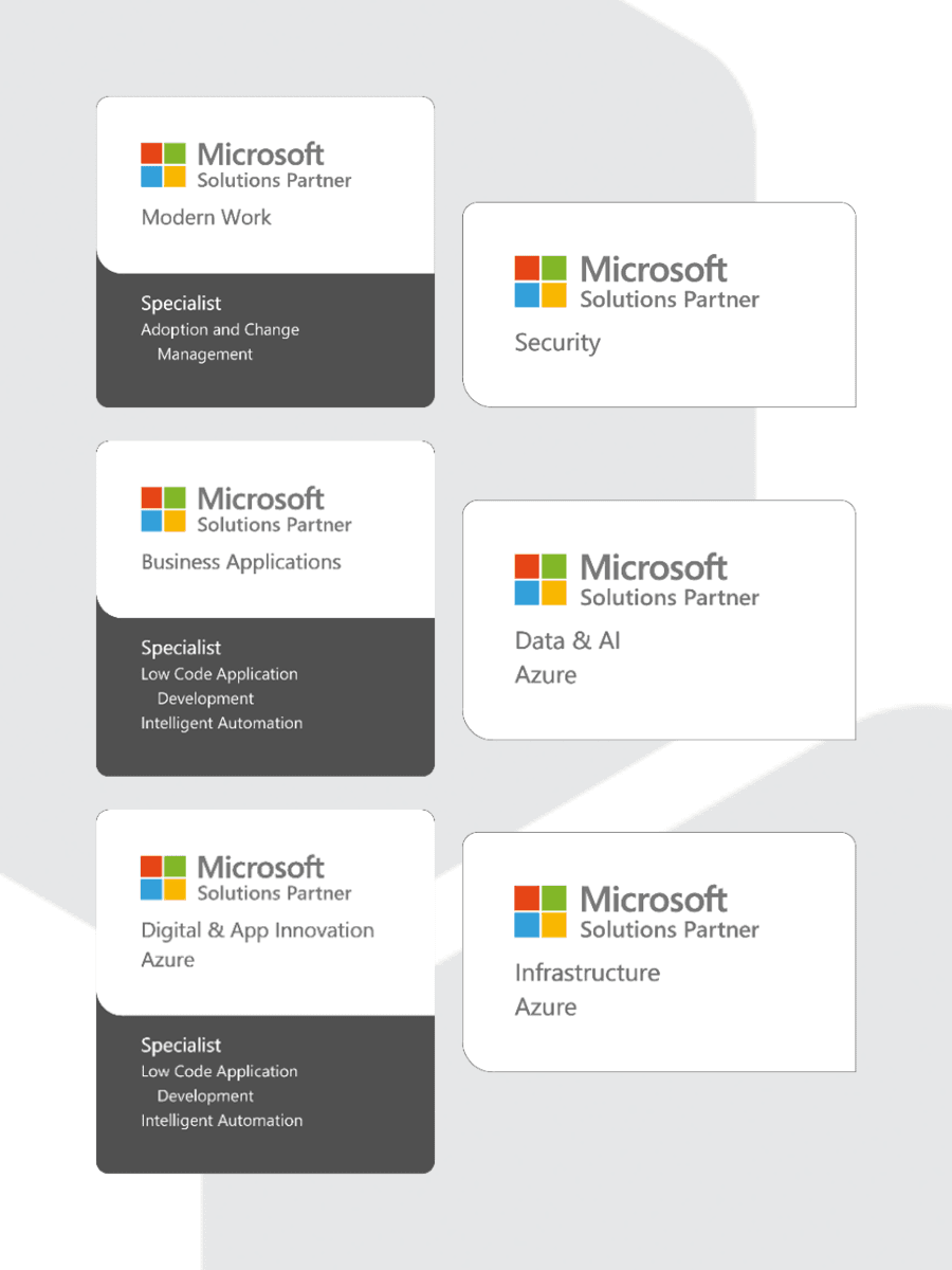 All solution partner designation icons