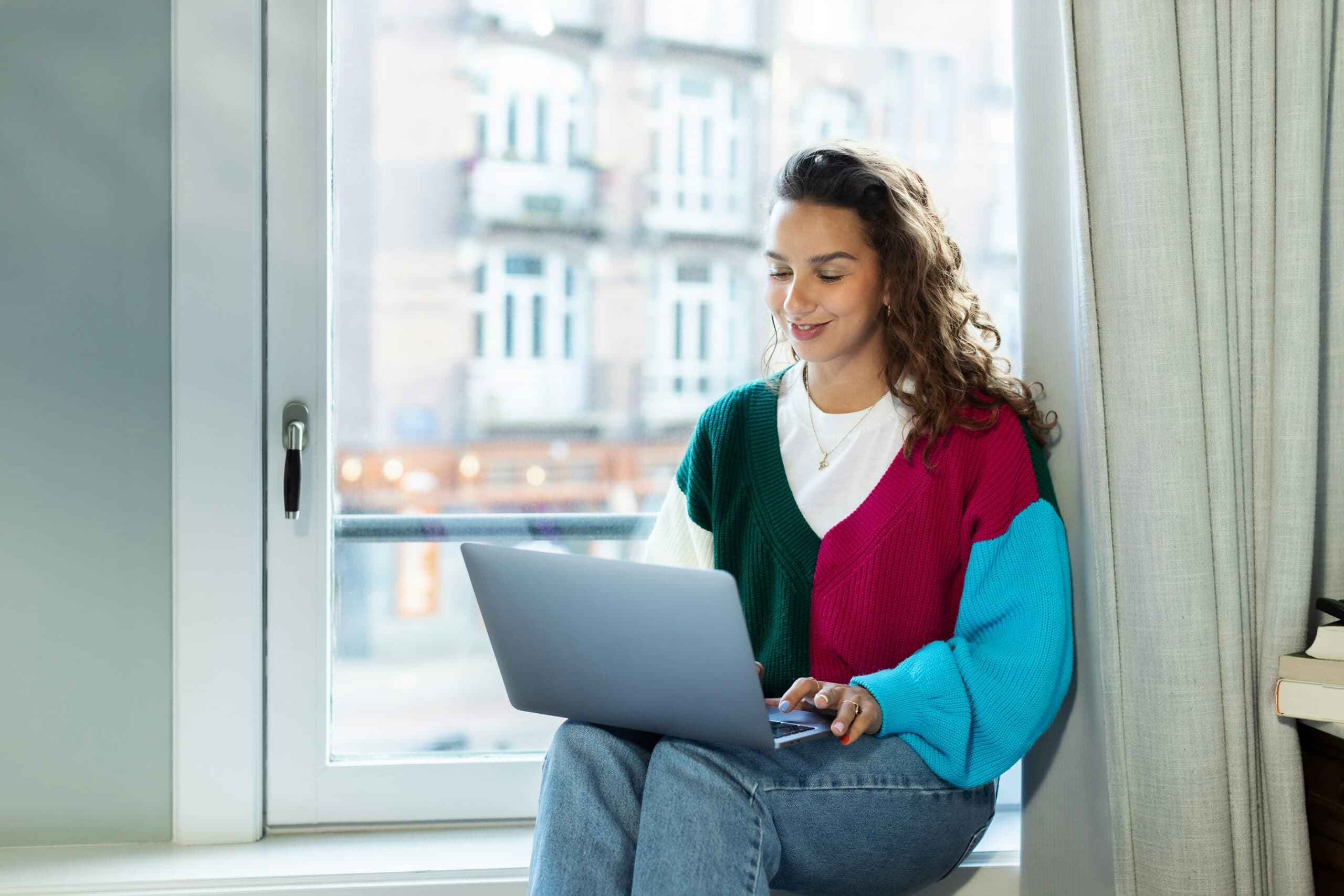 Girl on laptop